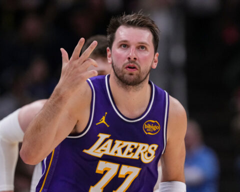 Luka Doncic scores 41 points and gets his 16th technical foul in Lakers' 116-99 win over Nets