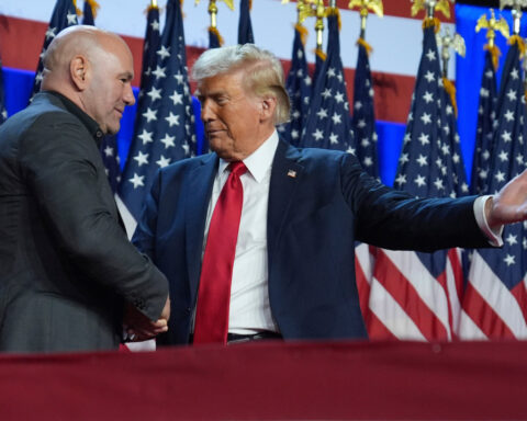 UFC brings cage-match bout to the White House, home of a president who favors cage-match politics
