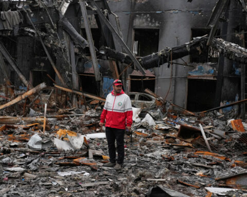 The Latest: Iranian-backed Houthi rebels claim responsibility for missile attacks on Israel