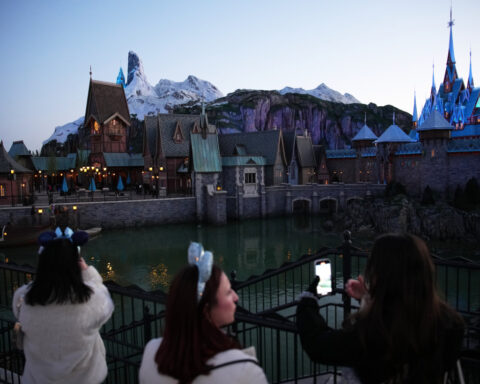 Disney's new CEO opens World of Frozen in Paris as he showcases the empire that made him