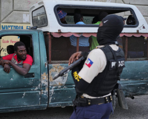 Central Haitian town descends into fire and bloodshed from gang warfare