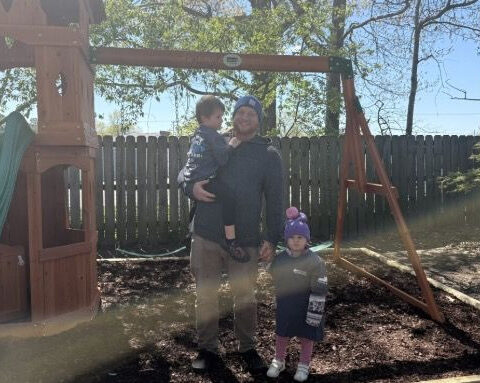 Roc Solid Foundation builds backyard playset for Virginia Beach girl, 3, battling cancer