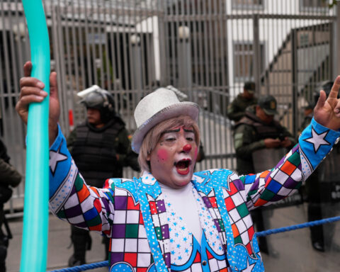 Clowns take to the streets of Bolivia to protest decree that could crush their livelihoods