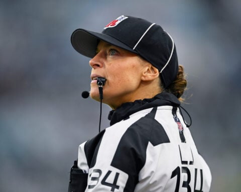 Pioneering female NFL official sues league over her treatment and firing