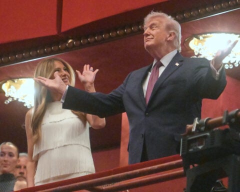 Trump mostly cheered while attending opening night of 'Chicago' at the Kennedy Center