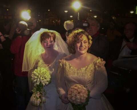 Amsterdam celebrates 25 years since the world's first same-sex weddings