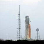 NASA begins fueling rocket to launch astronauts on the first lunar trip in half a century