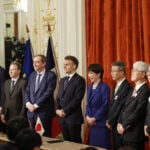 Macron calls for ceasefire in Mideast during visit to Japan