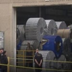 Aluminum spool falls from crane onto worker, killing him at warehouse