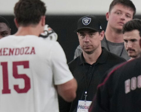 Heisman winner Fernando Mendoza puts on impressive show at Indiana's biggest pro day