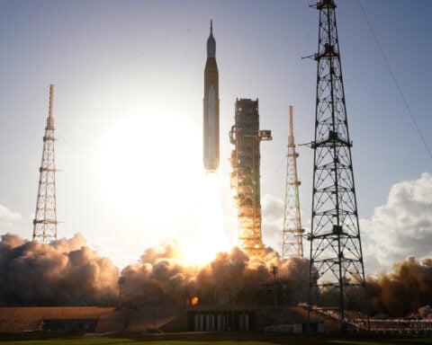 Artemis II astronauts bound for moon after rocketing away on NASA's first lunar voyage in decades