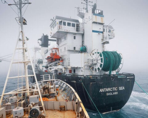Activist's group accused of 'terrorist attack' in collision with Antarctic krill trawler
