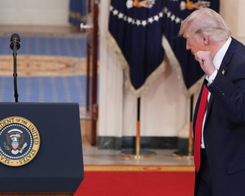 FACT FOCUS: False claims Trump made as he addressed the nation about Iran