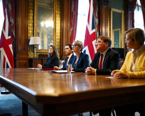 UK gathers more than 40 countries to press Iran to reopen the Strait of Hormuz