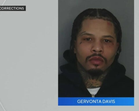 New video shows Gervonta "Tank" Davis allegedly pushing his ex-girlfriend down stairs of a Miami Gardens strip club