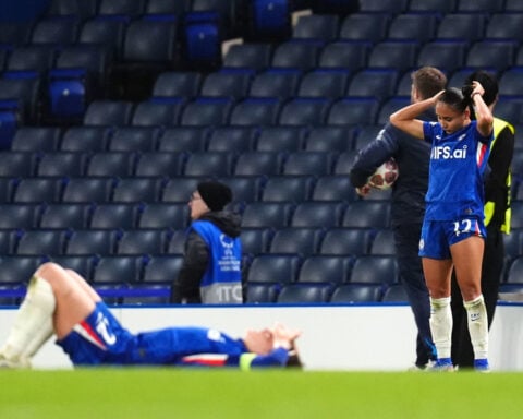 Chelsea coach laments lack of VAR on hair-pulling incident in Women's Champions League