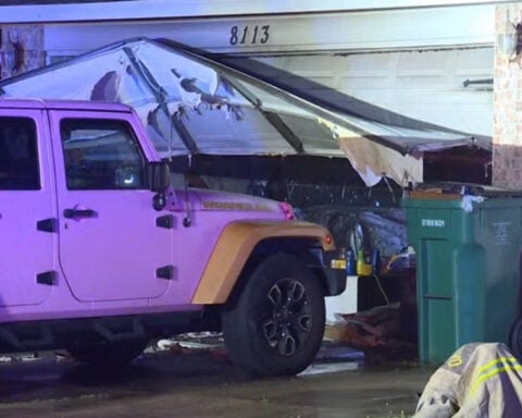 'Burning sage to cleanse the house': Family escapes to safety after home catches fire