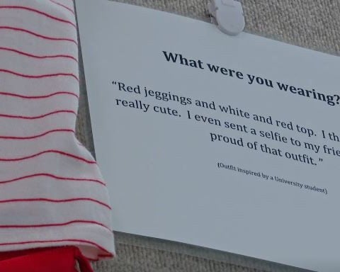 Weber State students host exhibit for sexual assault awareness month