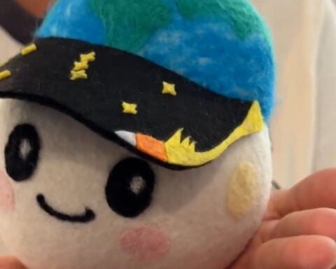 Student's zero-g indicator mascot design takes off with Artemis II
