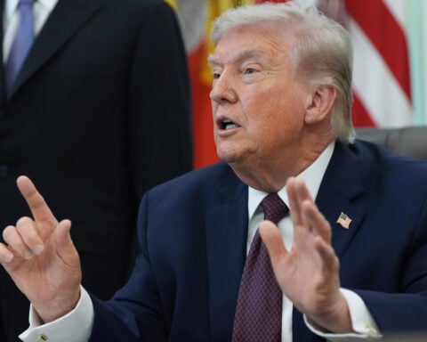 Trump unveils 100% tariff on some patented drugs on 'Liberation Day' anniversary