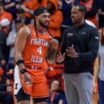 ‘We nearly lost both of them’: Camryn Crocker tells how wife and newborn child fought for life amid Illinois’ Final Four run