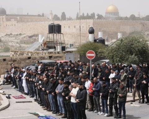 The Latest: 1 crew member rescued after US fighter jet goes down in Iran, AP sources say