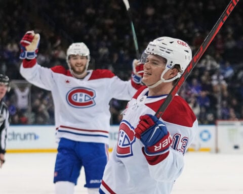 Cole Caufield takes aim at joining the Montreal Canadiens' exclusive 50-goal club