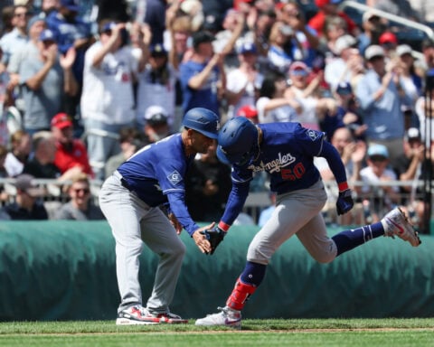 Ohtani, Tucker, Betts and Freeman all homer as the top of the Dodgers' order breaks out