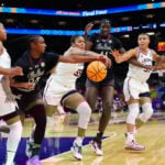 South Carolina shocks UConn in women’s Final Four, ending Huskies’ bid for perfection