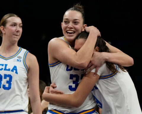 UCLA withstands Texas' late charge, reaches 1st NCAA championship game with grinding 51-44 win