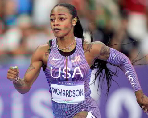 US sprinters Richardson and Coleman advance to the Stawell Gift semifinals in Australia