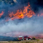 Springs Fire in southern California reaches 45% containment as evacuations continue