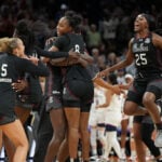 ‘No excuse’: Geno Auriemma apologizes to South Carolina after post-game confrontation with Dawn Staley