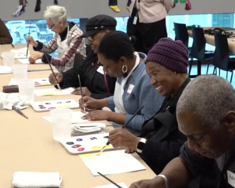 Art programs in Harlem help alleviate stress for dementia patients, caregivers