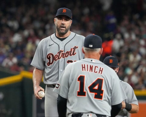 Tigers place Justin Verlander on 15-day injured list with hip injury