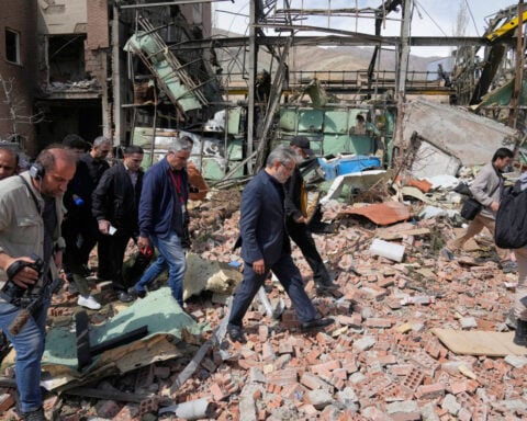 Trump gives Iran 48 hours to open Strait of Hormuz as search continues for missing US pilot