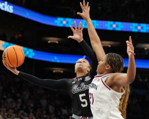 South Carolina meets UCLA in NCAA women's title game seeking a 4th title as Bruins chase their 1st