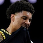 UConn's Solo Ball, Michigan's Yaxel Lendeborg both dealing with injuries heading into title game