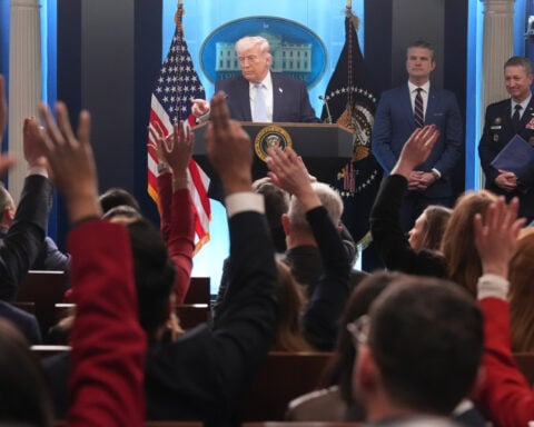 Risky rescue of US crew downed in Iran relied on dozens of aircraft and subterfuge, Trump says