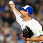 Blue Jays RHP Max Scherzer leaves start against Dodgers after two innings