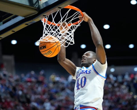 Kansas' Bidunga, Wake Forest's Harris, Saint Mary's Murauskas among players entering men's portal
