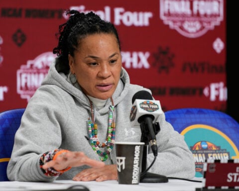 South Carolina's Staley says it is time to move past her Final Four skirmish with UConn's Auriemma