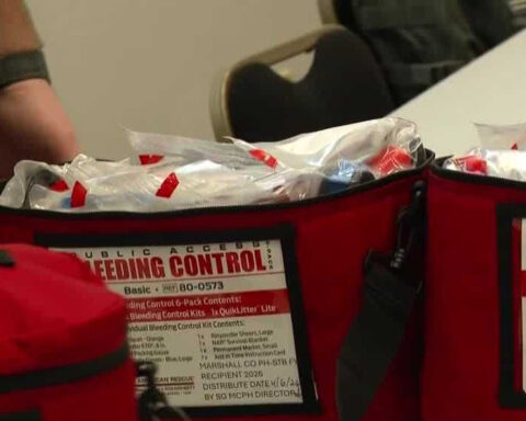 School buses stocked with lifesaving kits