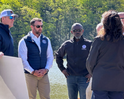 Mullin pledges progress on disaster relief during his first official trip as DHS secretary