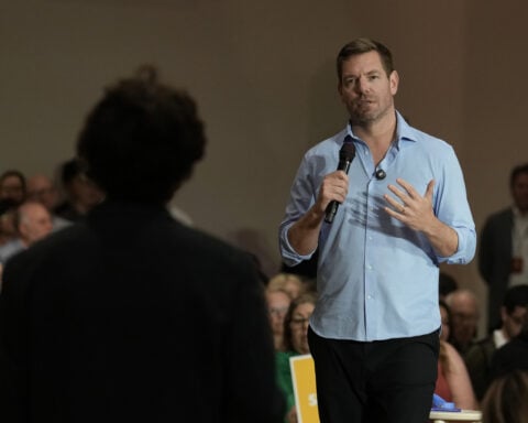 Rep. Eric Swalwell vows to push back on ICE in bid for California governor