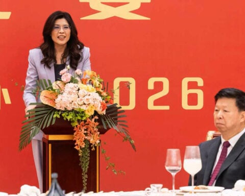 Taiwan opposition leader arrives in China on what she calls a ‘journey to peace’