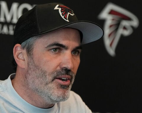 James Pearce Jr. not at Falcons' voluntary offseason workouts, coach Kevin Stefanski says