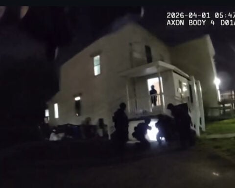 Police use drone to help arrest sex-trafficking suspect found under porch