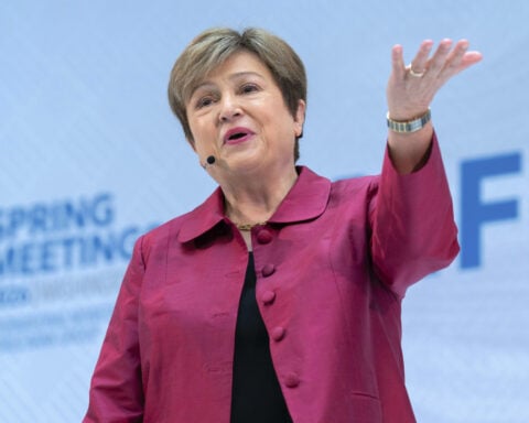 IMF chief warns that Iran war will slow global economic growth