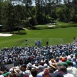 Tiger Woods isn’t at Augusta for the Masters after his wreck in Florida. He’s still top of mind for much of the field